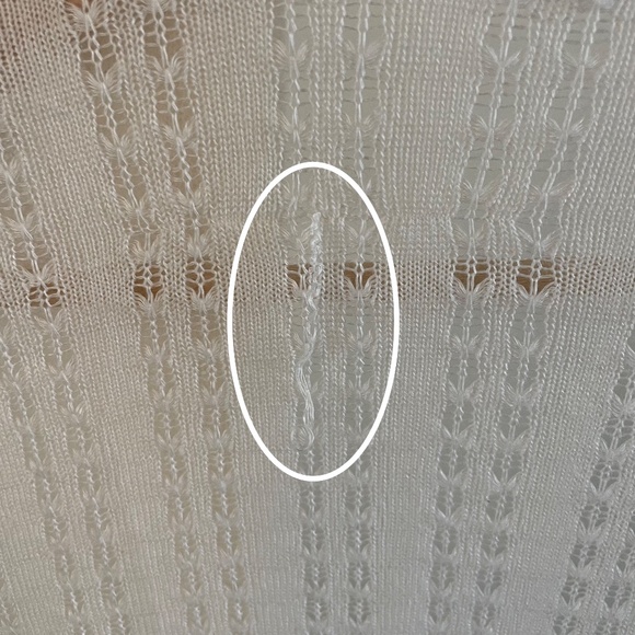 Dante Malan White Knit Long Cardigan - Picture 4 of 5